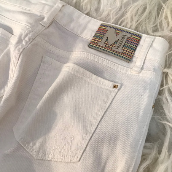 M MISSONI Low-Rise Straight Leg Jeans - Picture 2 of 7